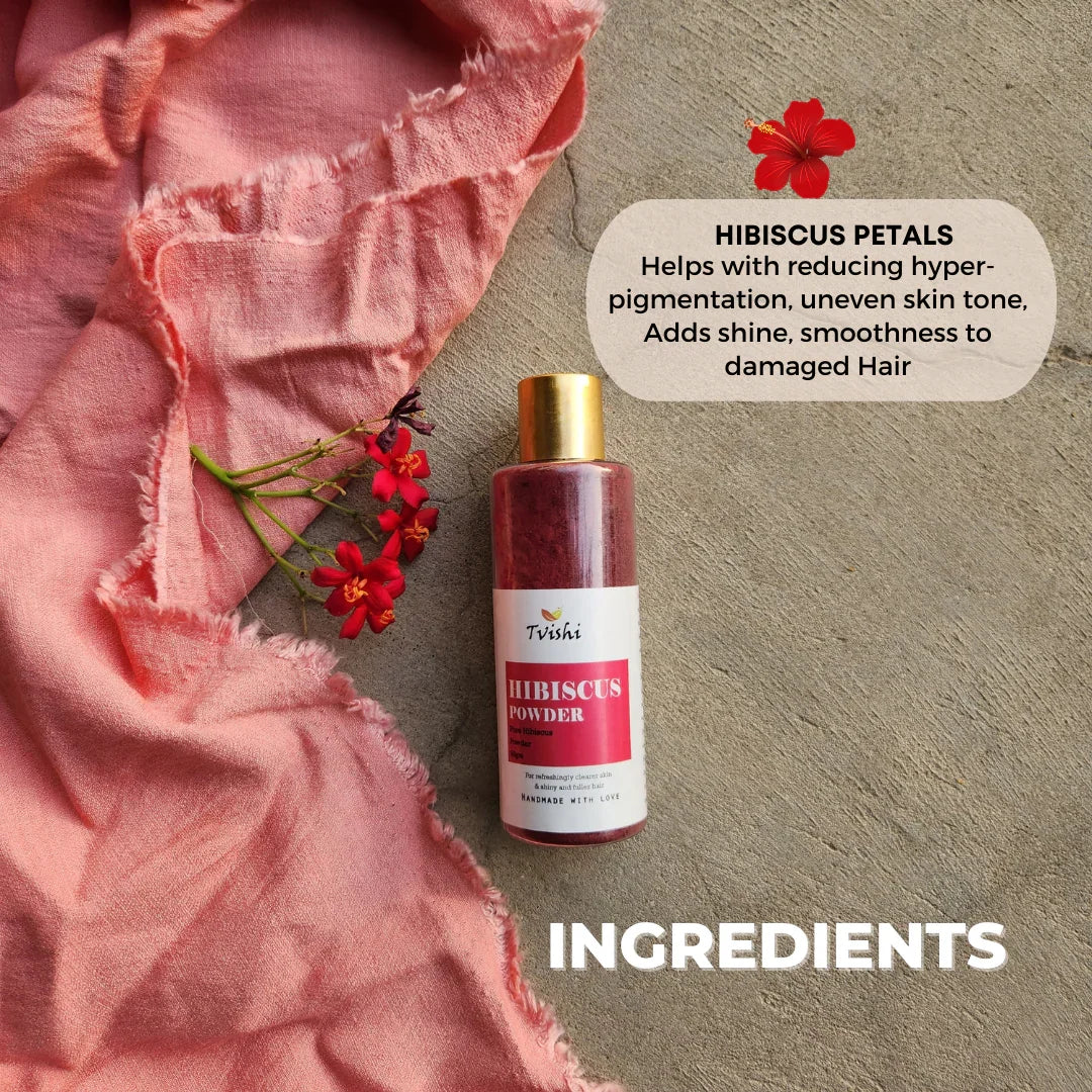 Hibiscus Powder 50 Gms - Tvishi Skincare