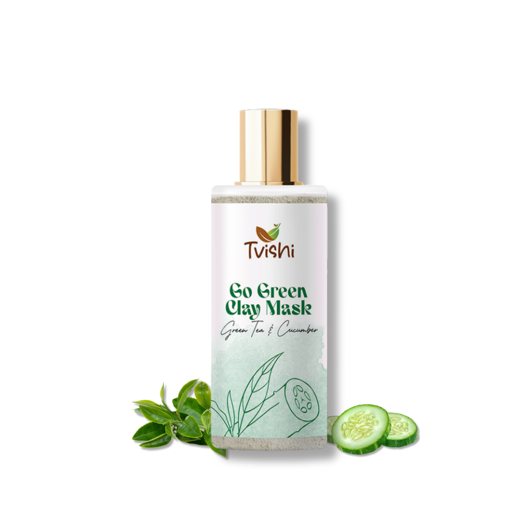 Go Green Clay Mask 50 Gms - Tvishi Skincare