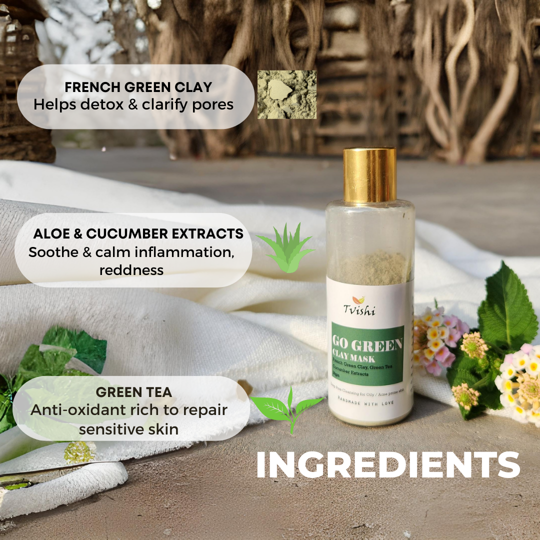 Go Green Clay Mask 50 Gms