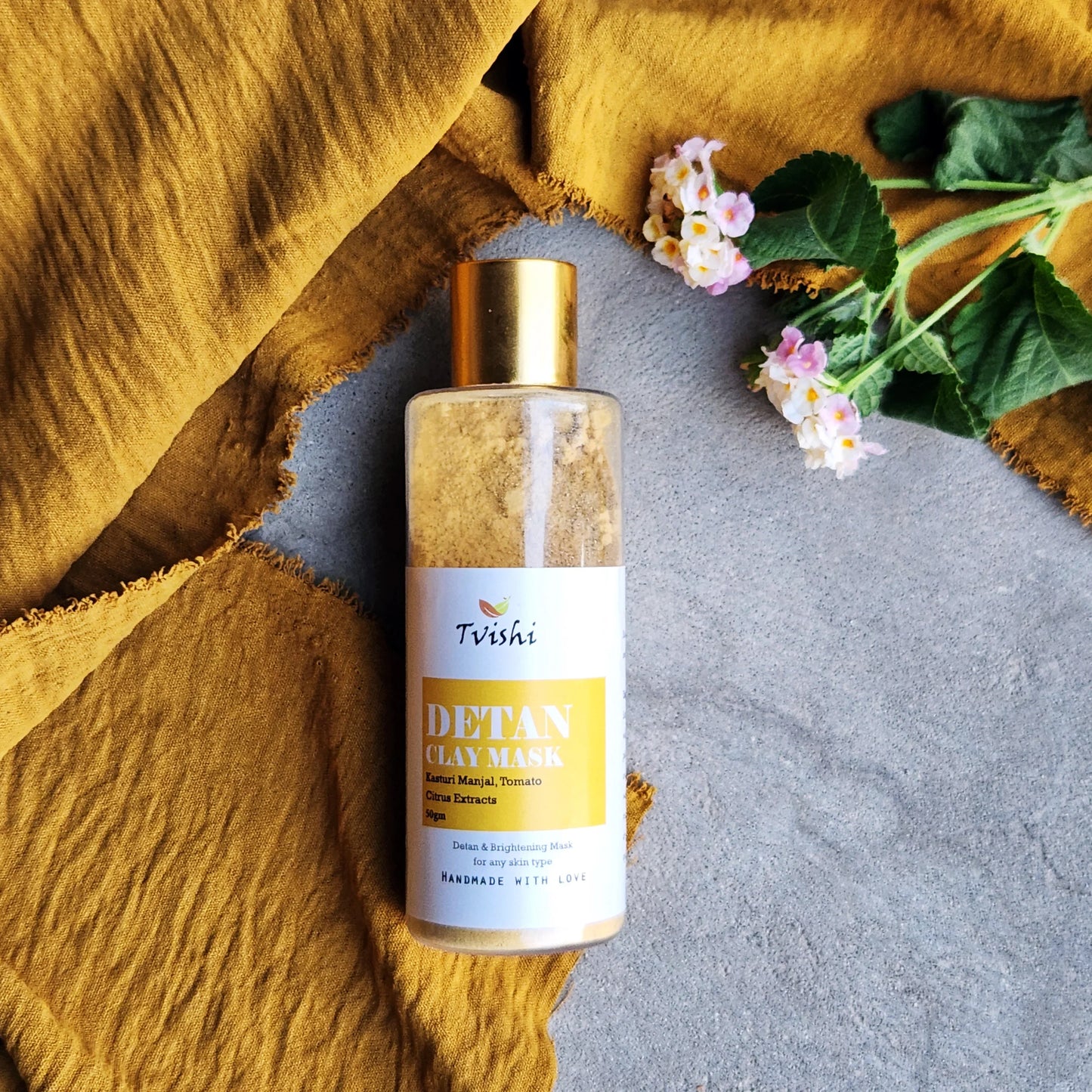 Detan Clay Mask 50 Gms - Tvishi Skincare