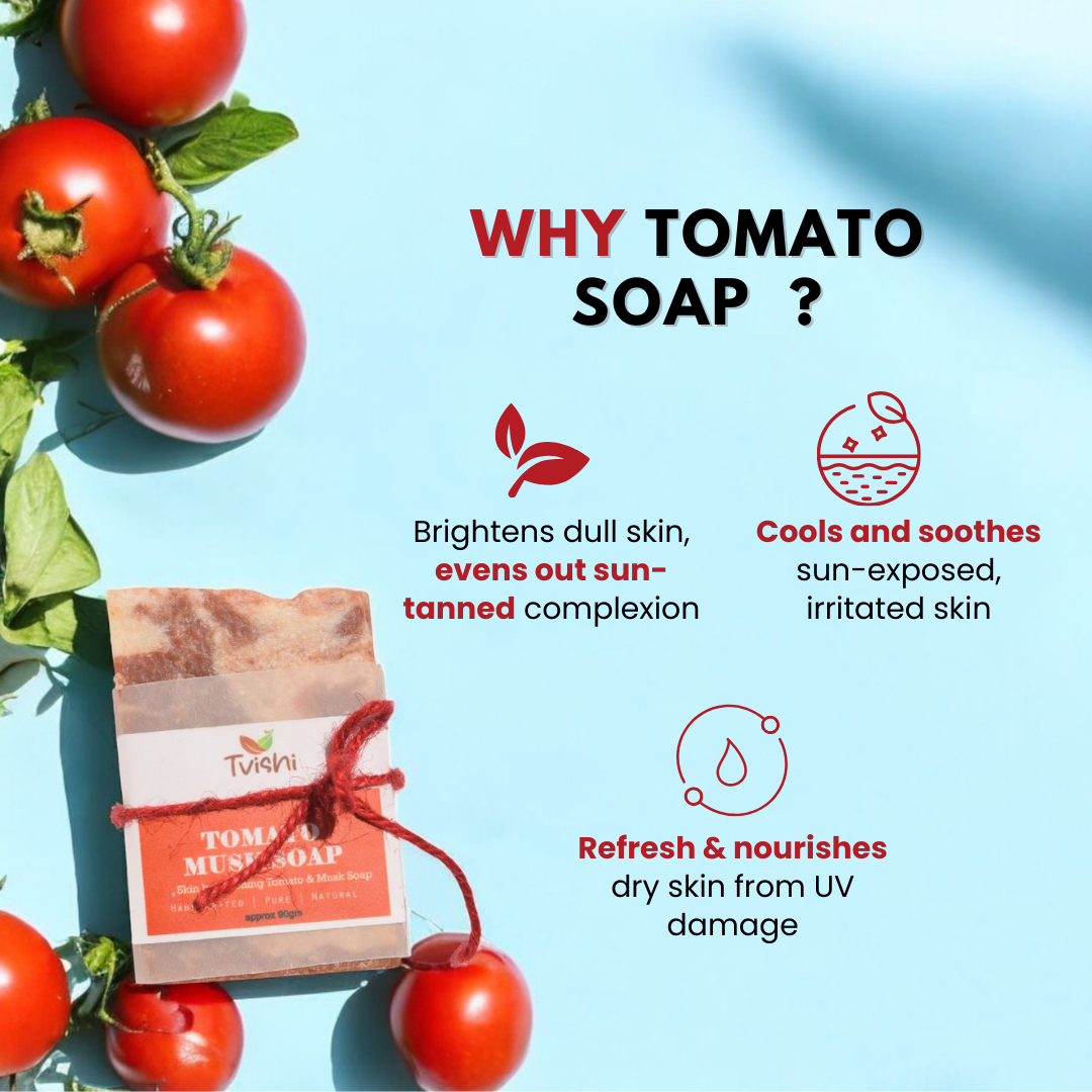 Tomato Musk Soap - Tvishi Skincare