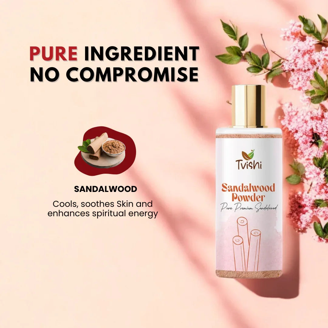 Sandalwood Powder 50 Gms - Tvishi Skincare