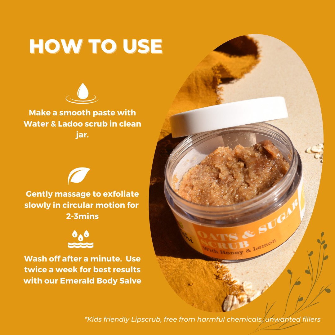 Oats & Sugar Scrub - Tvishi Skincare