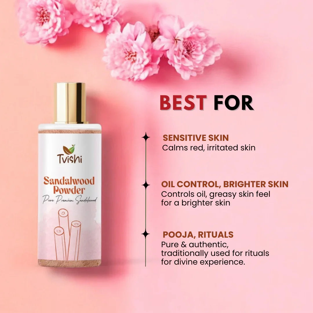 Sandalwood Powder 50 Gms - Tvishi Skincare