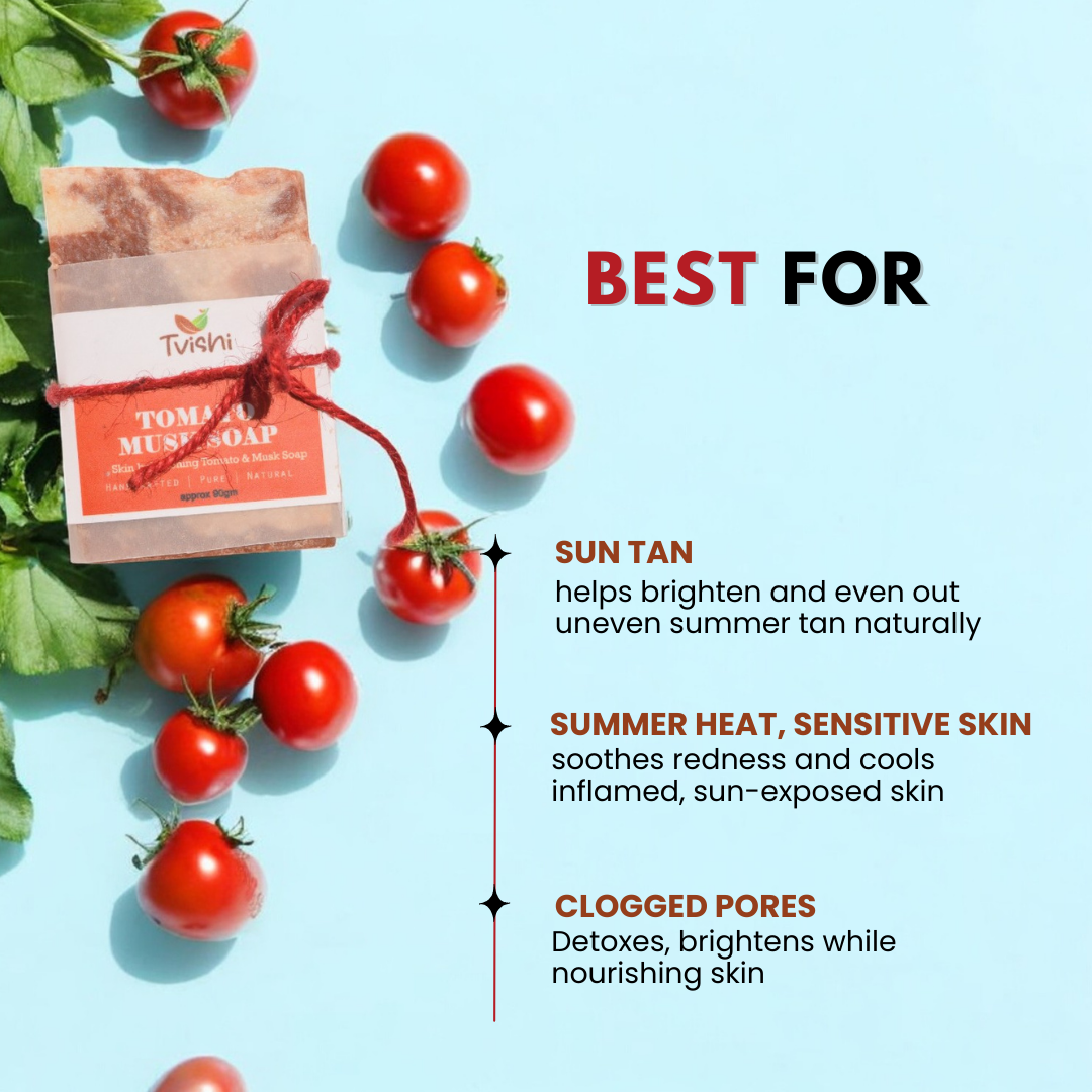 Tomato Musk Soap - Tvishi Skincare