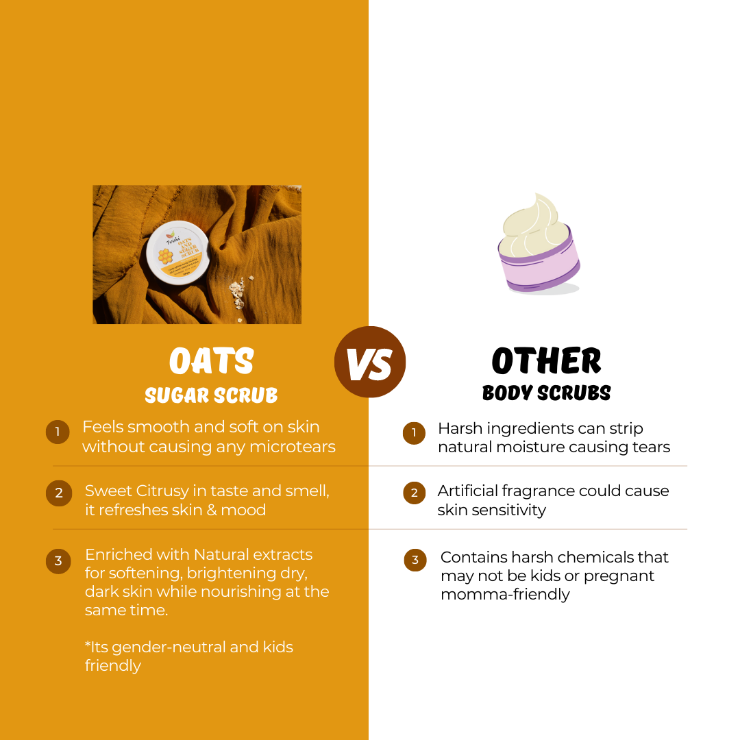 Oats & Sugar Scrub - Tvishi Skincare