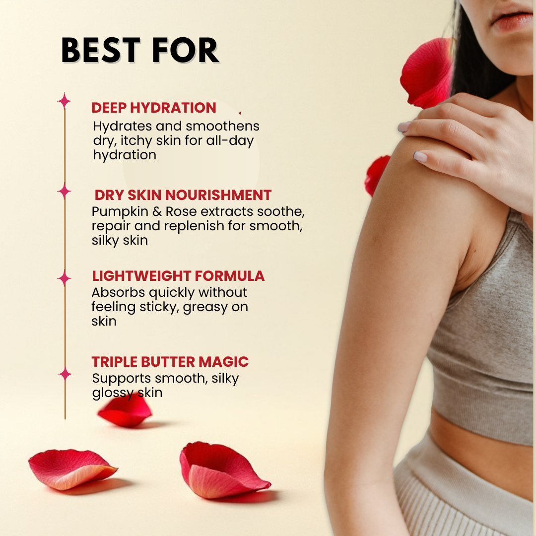 Rose Pumpkin Body Butter - Tvishi Skincare