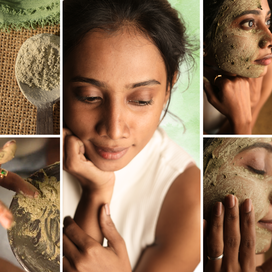 Go Green Clay Mask 50 Gms - Tvishi Skincare
