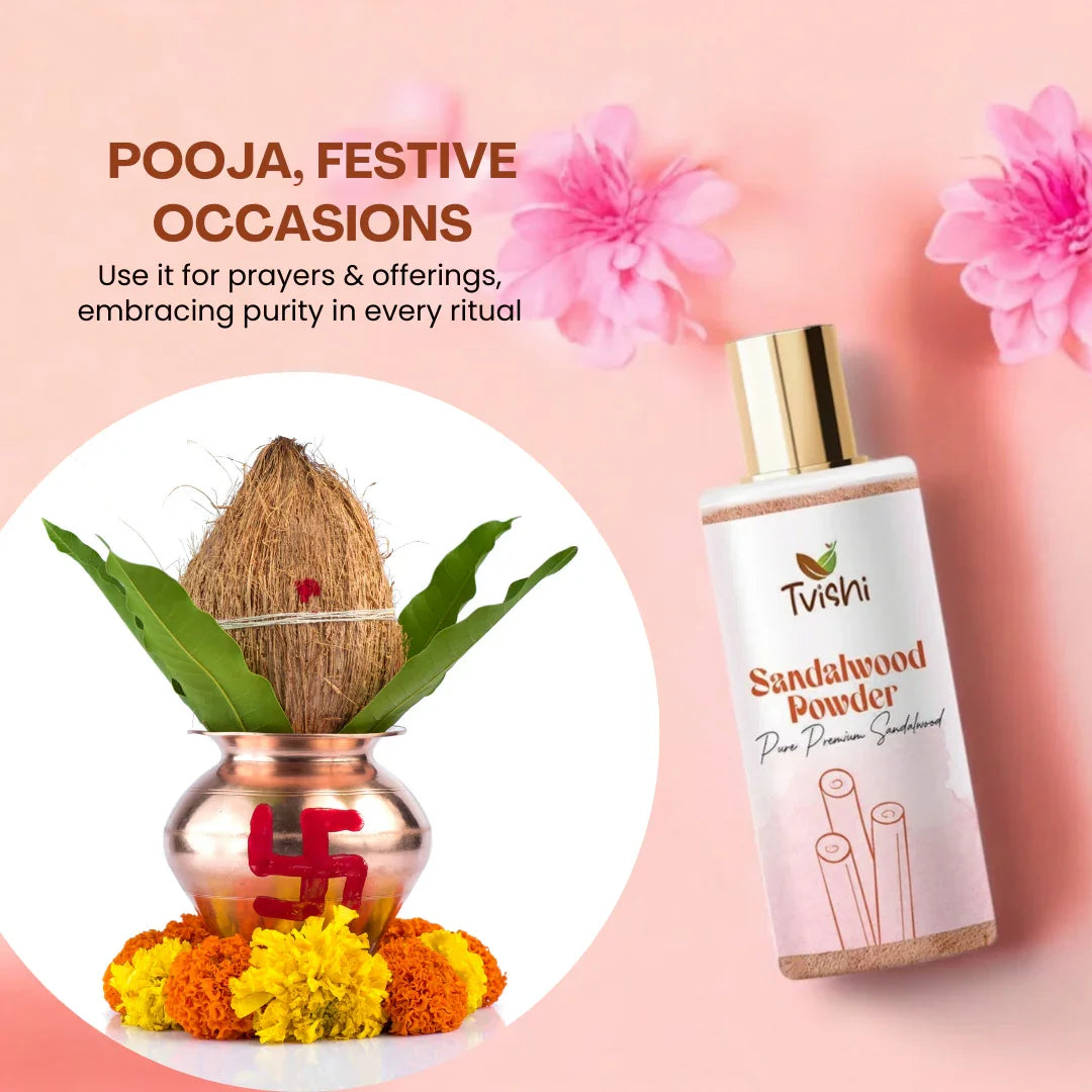 Sandalwood Powder 50 Gms - Tvishi Skincare