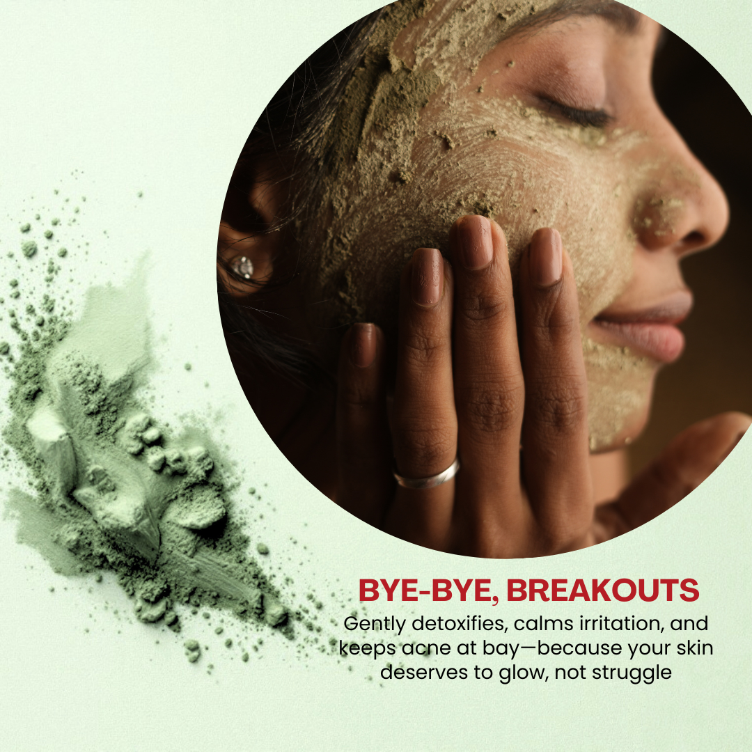 Go Green Clay Mask 50 Gms - Tvishi Skincare