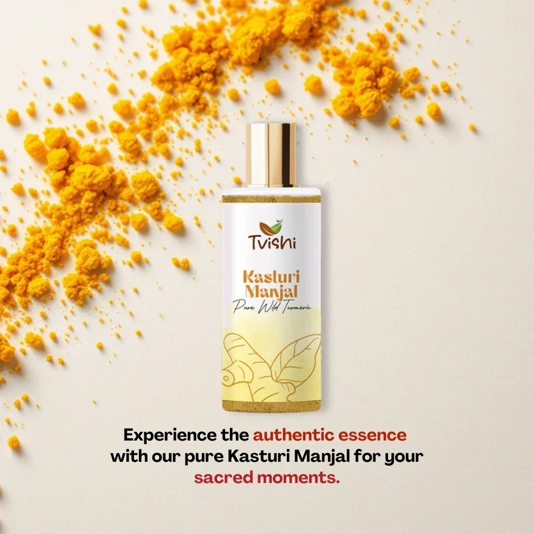 Kasturi Manjal Powder 50 gms - Tvishi Skincare