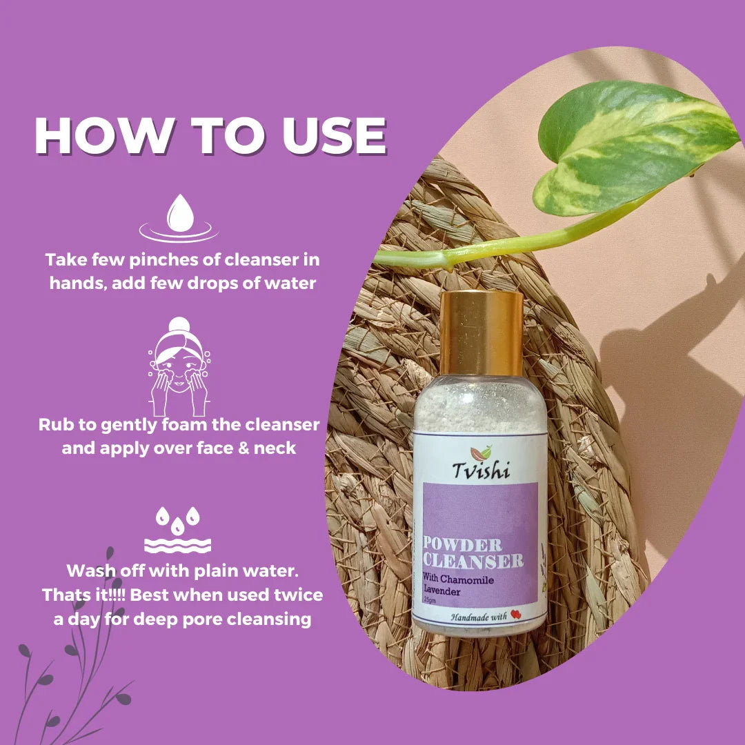 Powder Cleanser - Tvishi Skincare