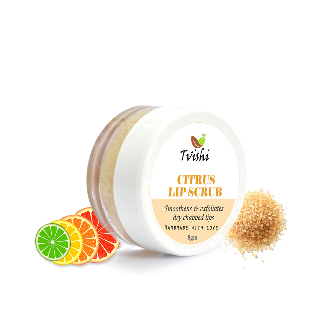 Citrus Lip Scrub 8 Gms - Tvishi Skincare