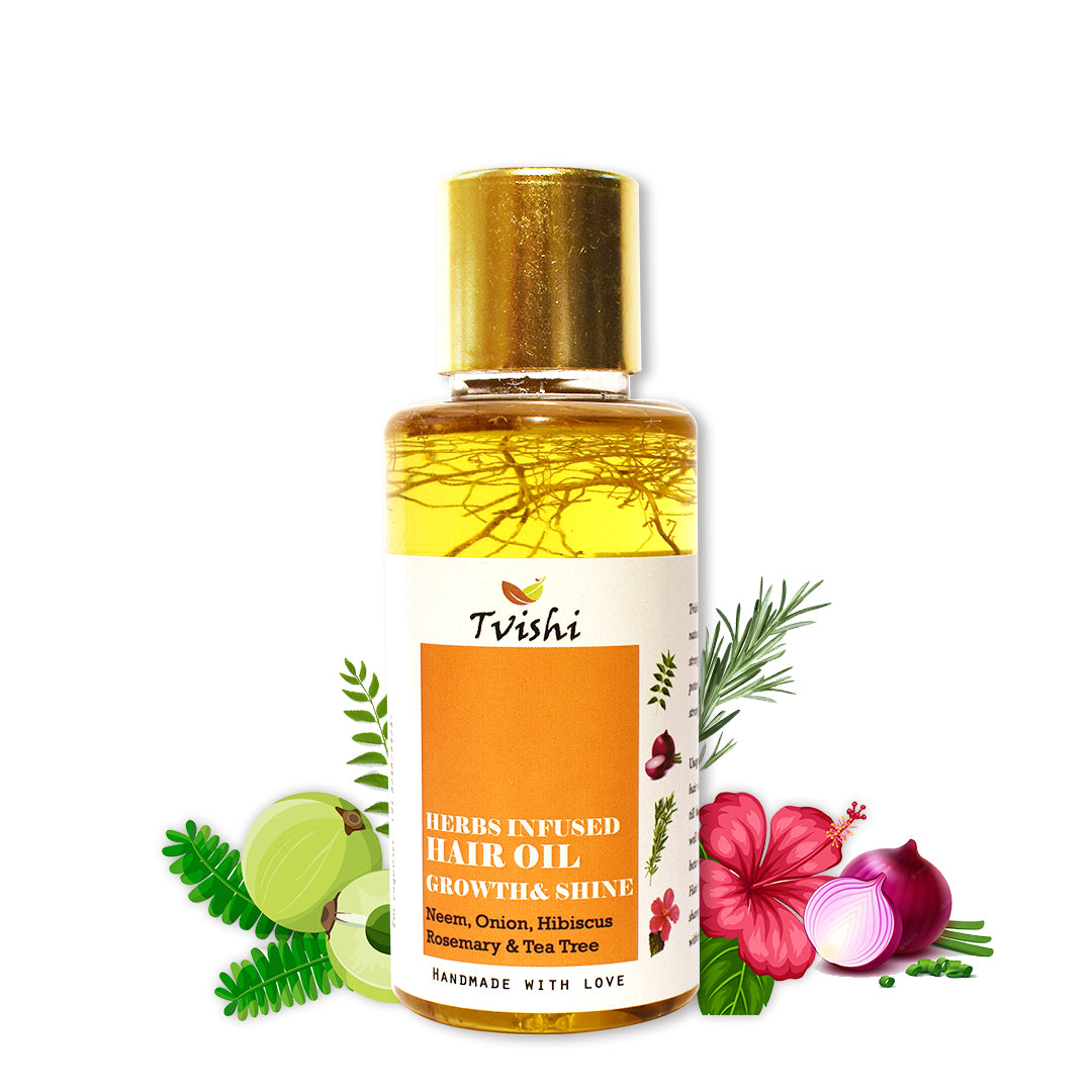 Herbs Infused Hair Oil 100 Ml - Tvishi Skincare