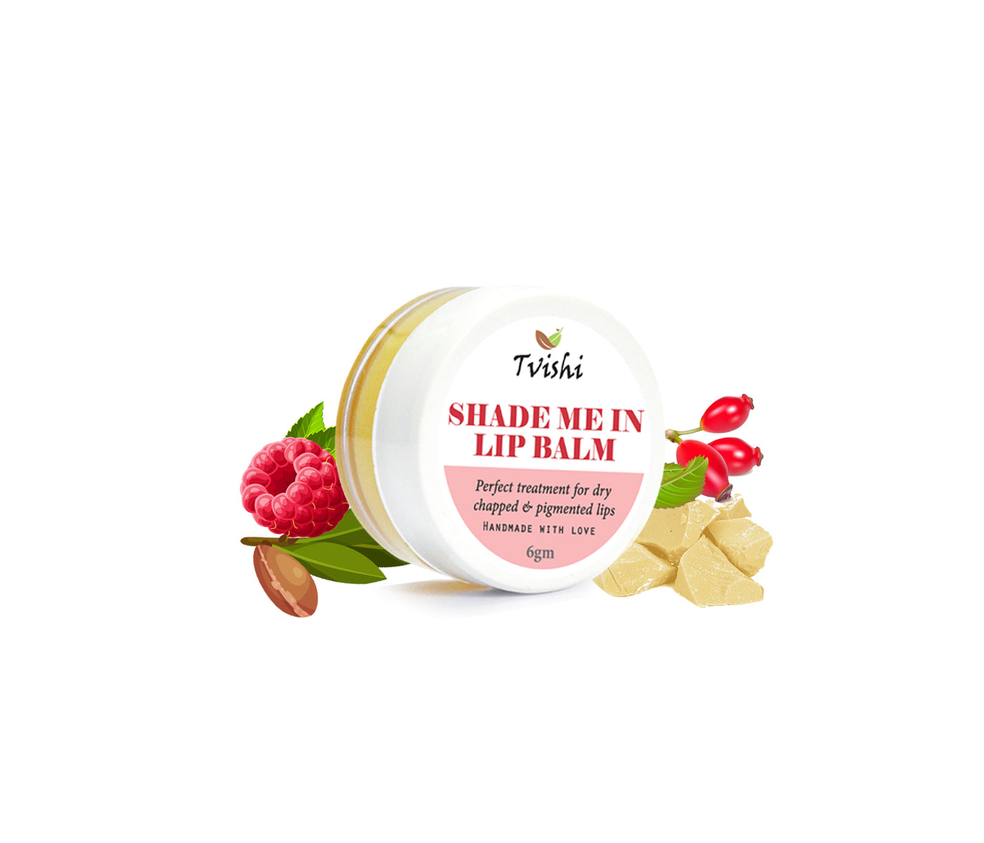 Shade me in Lipbalm 6 Gms - Tvishi Skincare