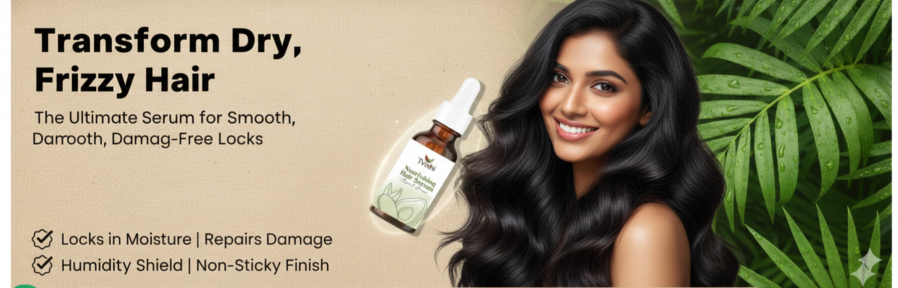 How to apply hair serum for frizz control correctly
