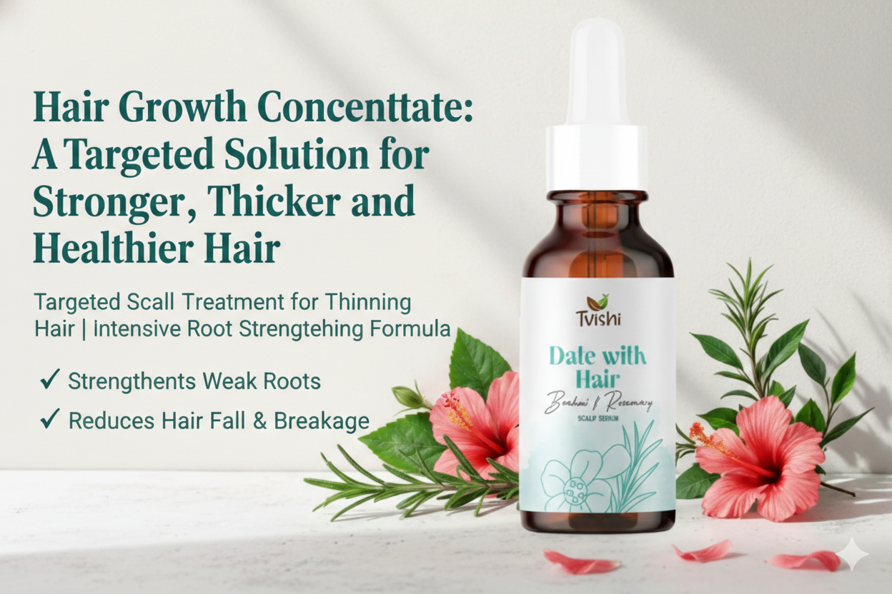 Hair growth concentrate for stronger hair roots