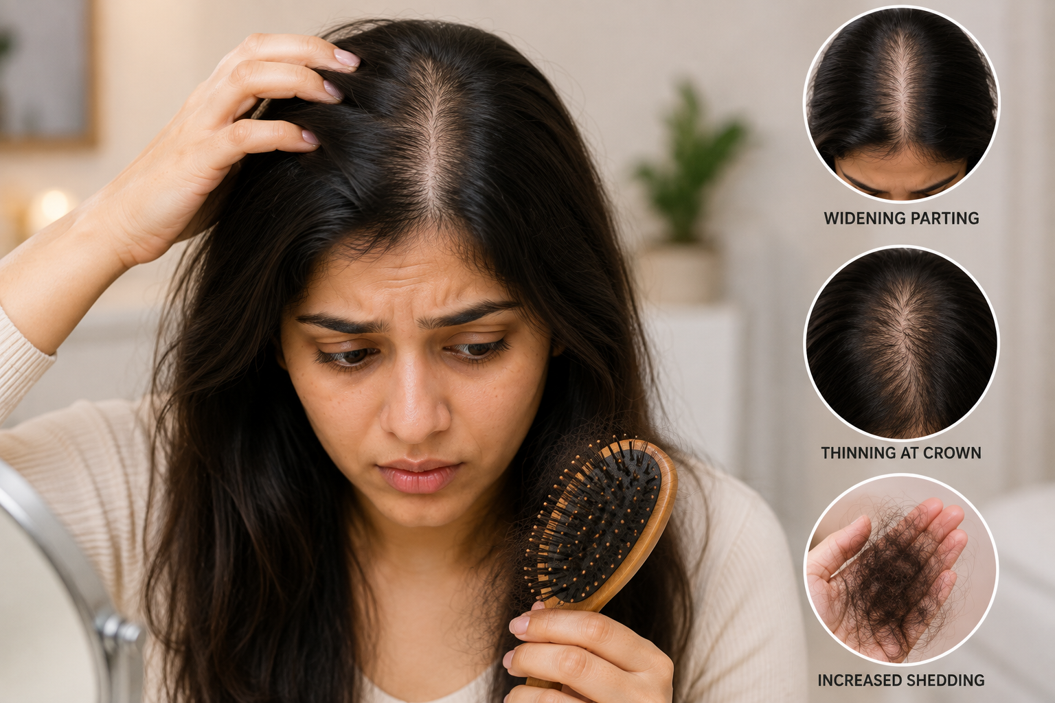 Hormonal Hair Fall vs Regular Hair Fall: How to Tell the Difference