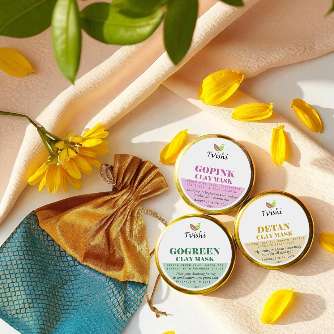 Clay Mask Minis (Potli Pouch free)