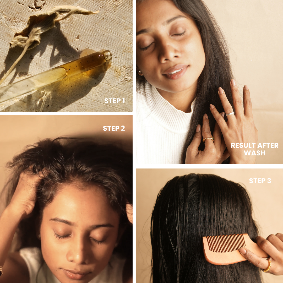 Hair growth concentrate for thicker hair
