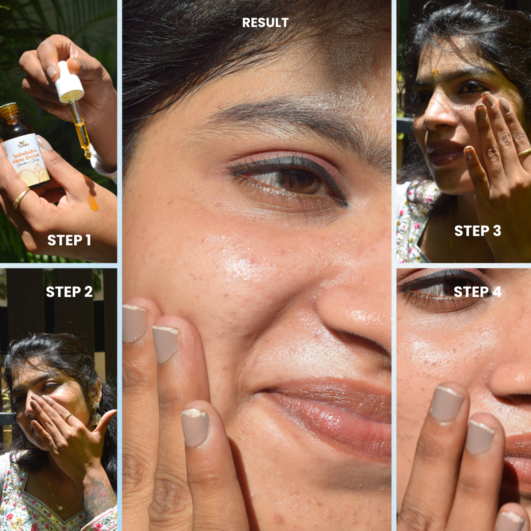Nakshatra glow serum for healthy radiant skin