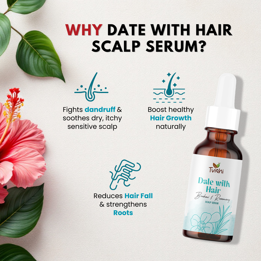 Natural hair growth concentrate for scalp care