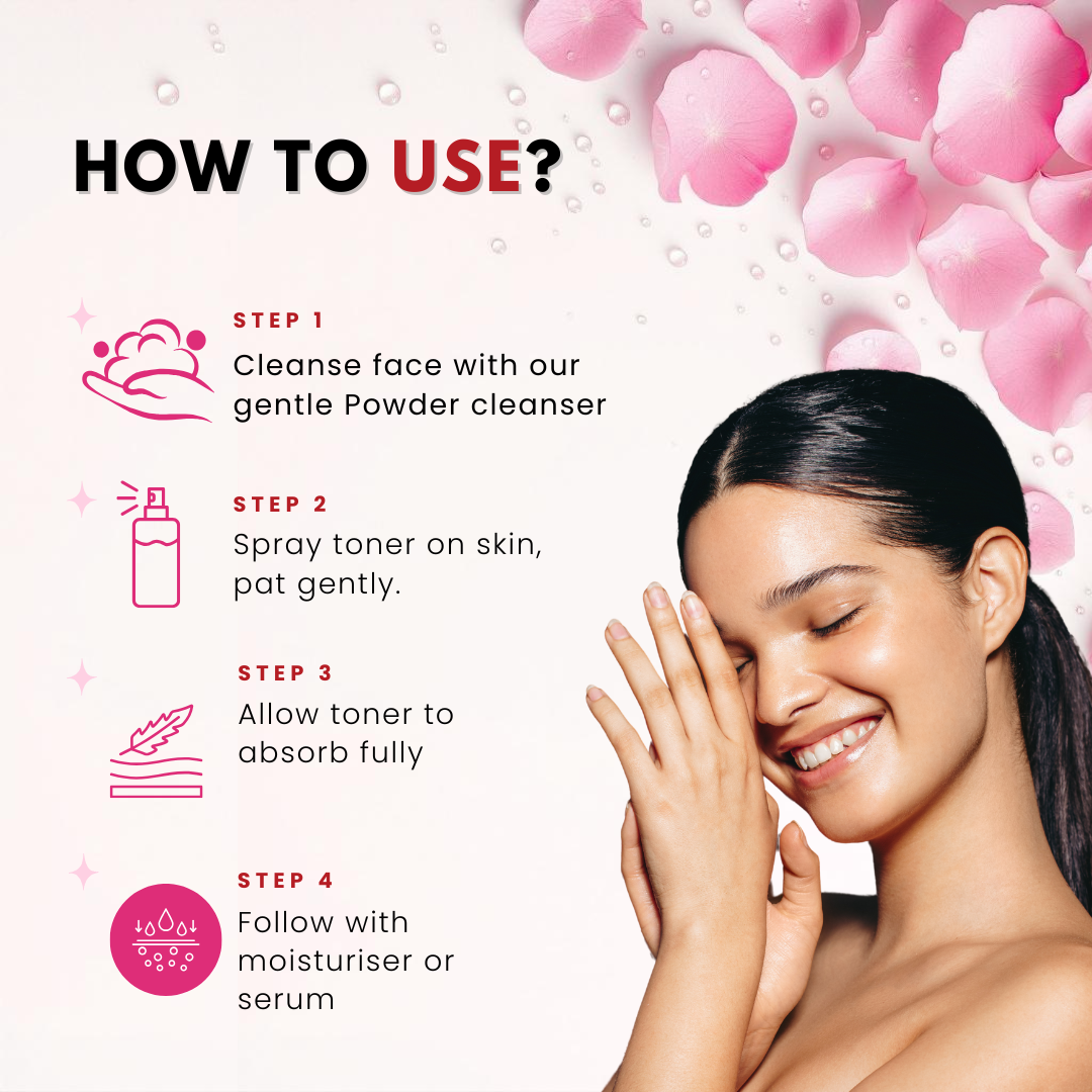 Face toner to improve skin texture and smoothness