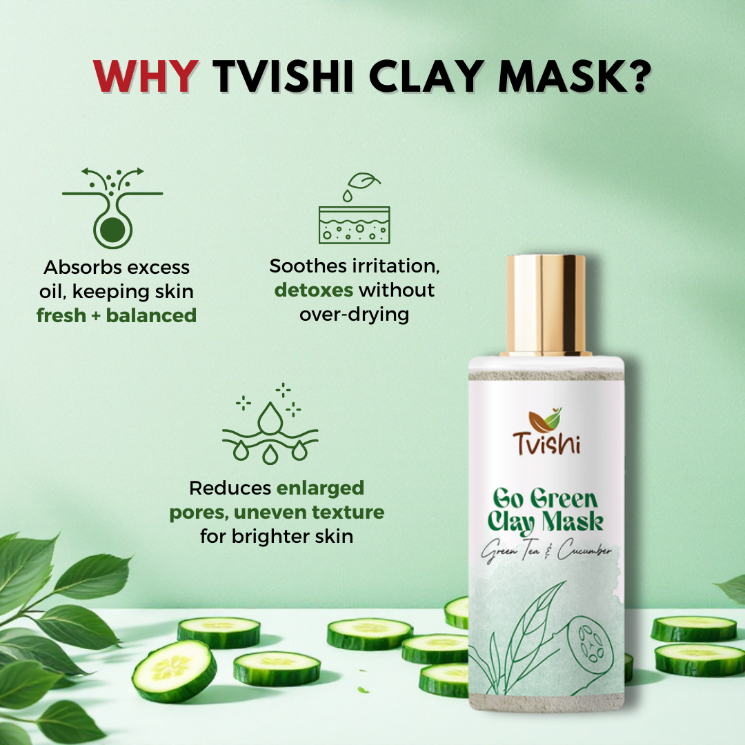 After using Tvishi Clear Skin Bundle — visibly clear, bright and acne-free skin