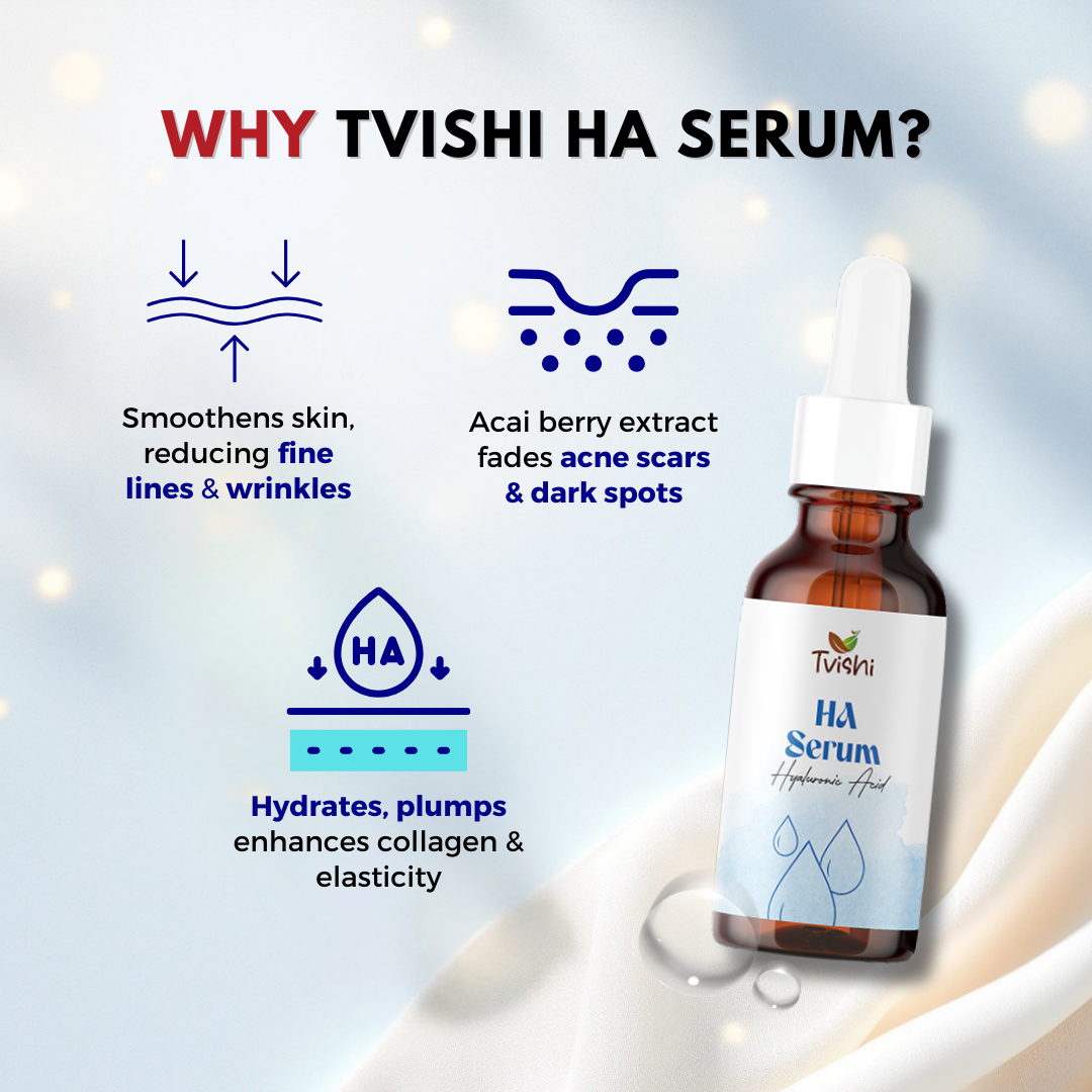Tvishi Clear Skin Bundle — HA Gel Serum deeply hydrates skin and reduces face scars and pigmentation