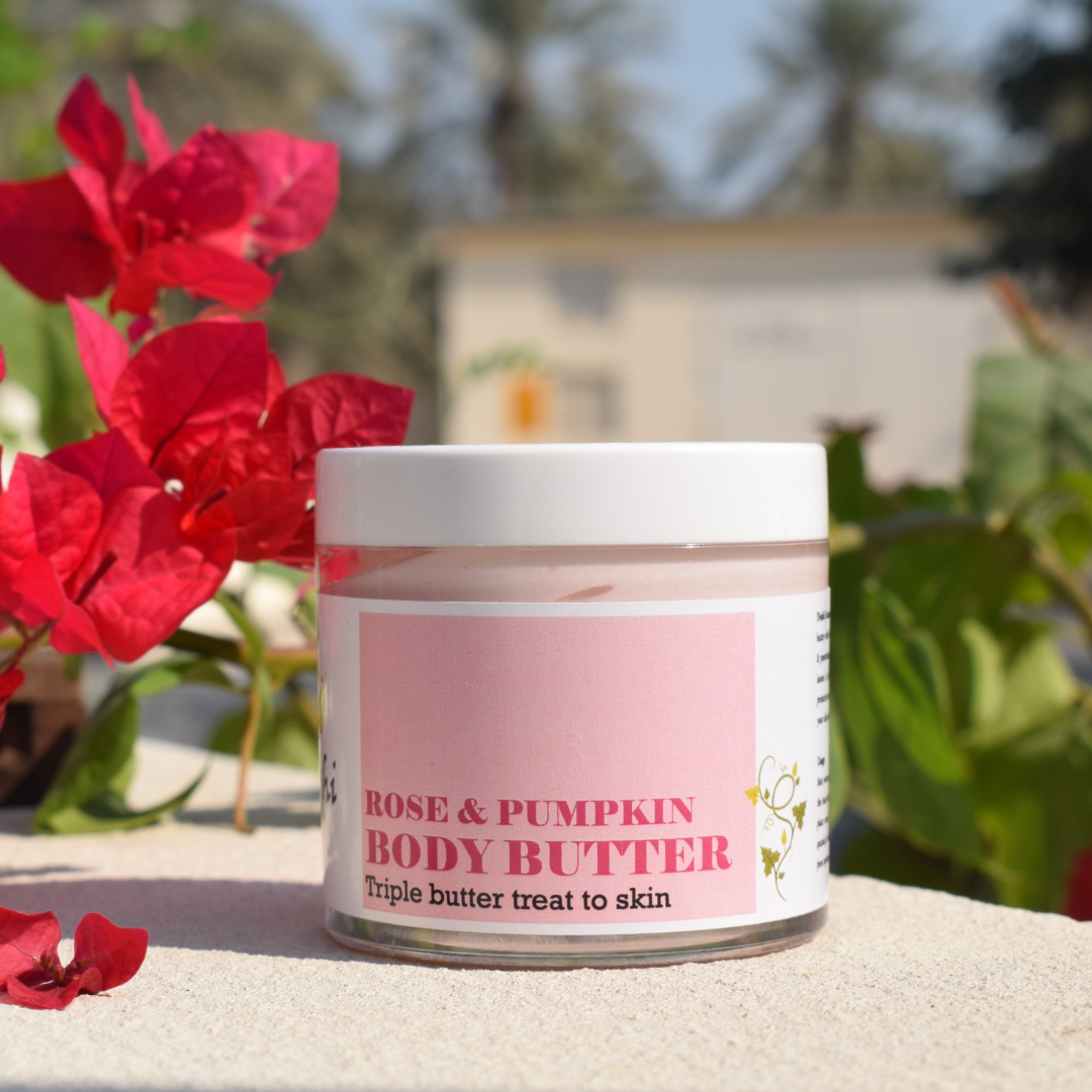 Rose Pumpkin Body Butter | Dry Skin